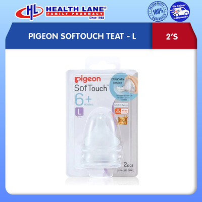 PIGEON SOFTOUCH TEAT 2'S- L